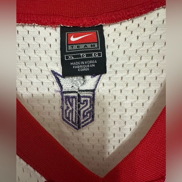 Nike Red and White Chris Webber all star jersey - Picture 4 of 8